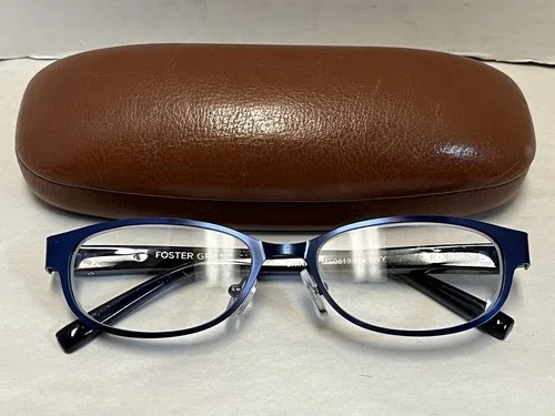 Foster Grant eyeglasses MS0819 Isa NVY 52 16 134