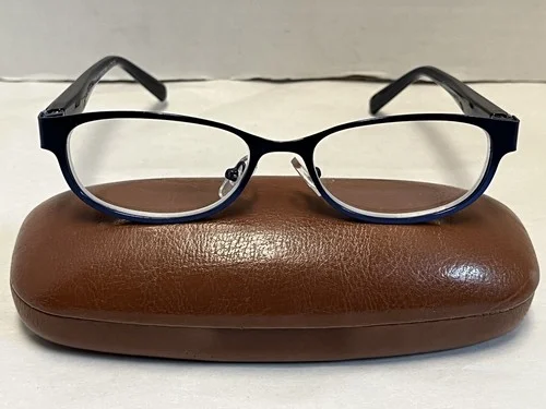 Foster Grant eyeglasses MS0819 Isa NVY 52 16 134 2