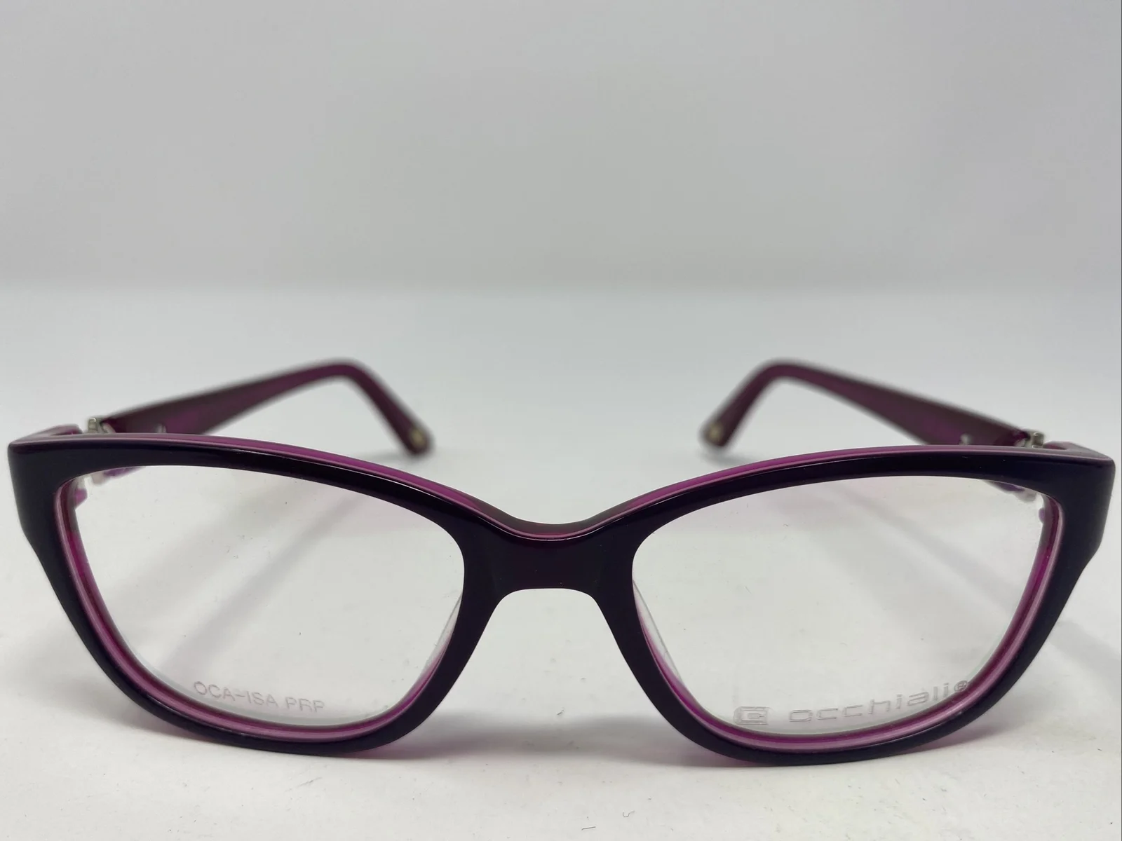 OCCHIALI EYEGLASSES FRAME OCA-ISA PRP 50-17-135 PURPLE FULL RIM S924