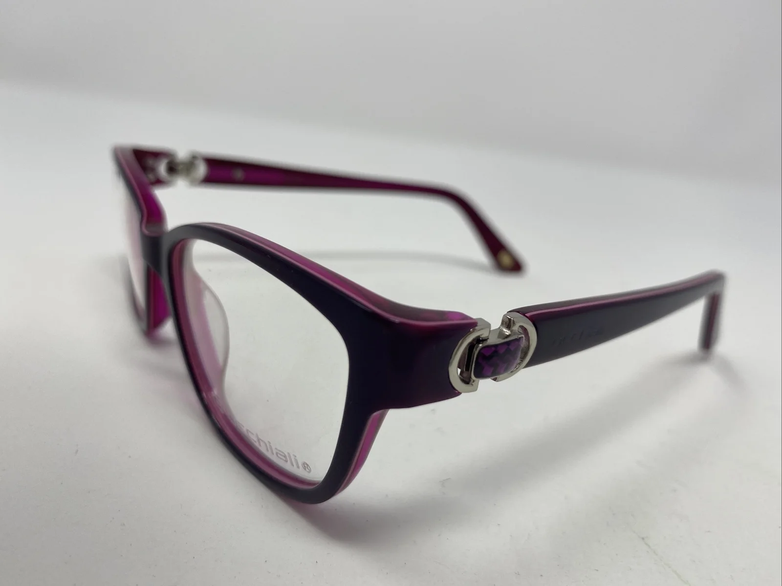 OCCHIALI EYEGLASSES FRAME OCA-ISA PRP 50-17-135 PURPLE FULL RIM S924 3