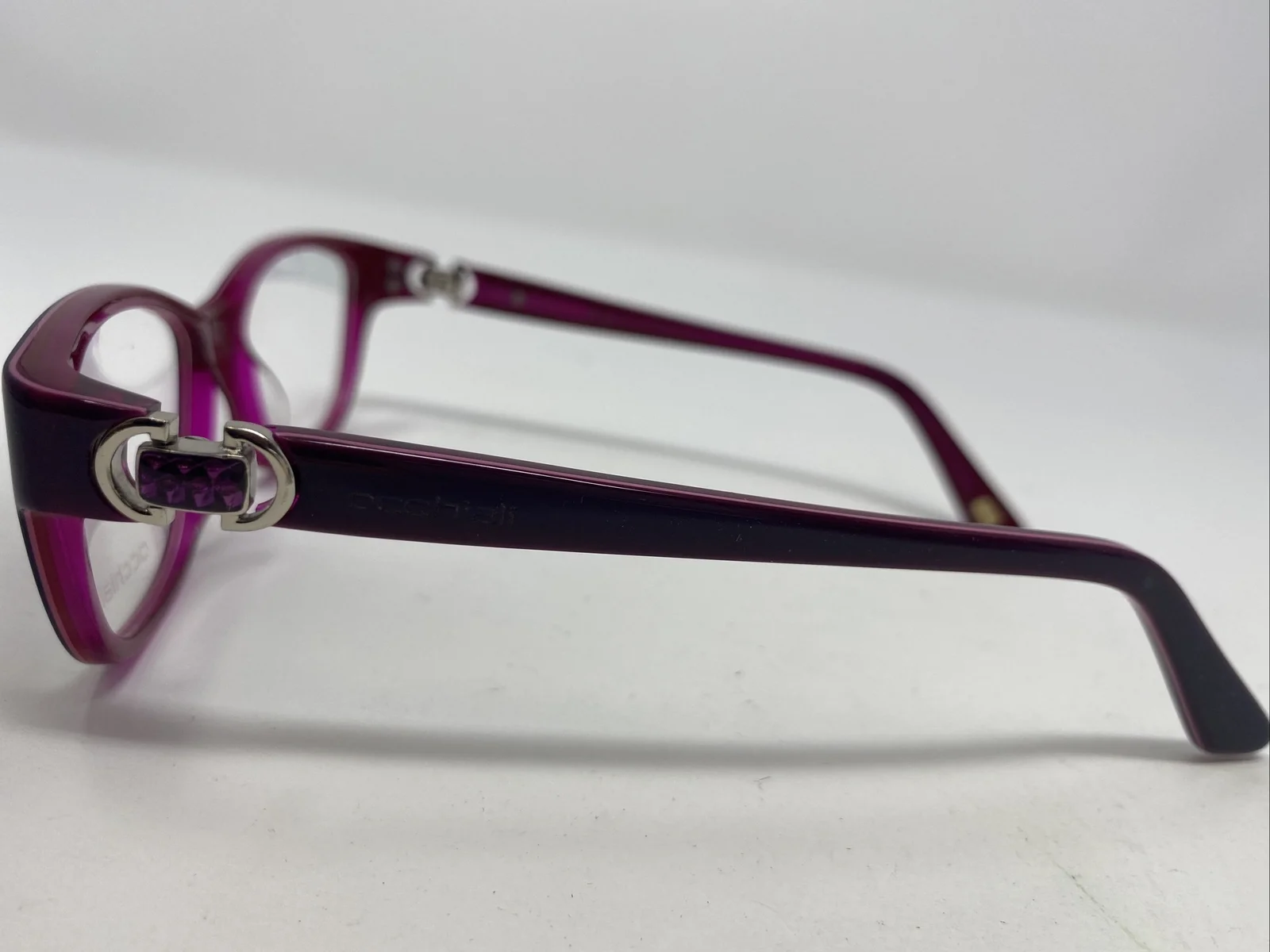 OCCHIALI EYEGLASSES FRAME OCA-ISA PRP 50-17-135 PURPLE FULL RIM S924 4